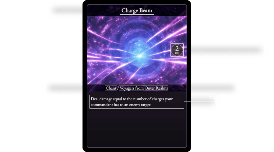 Chant card in Final Fracture TCG